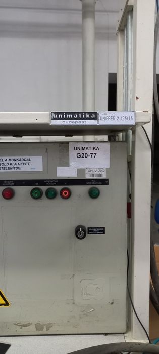 Гідравлічний пресс-контроллер unipress

ГИДРАВЛИЧЕСКИЙ ПРЕСС-КОНТРО