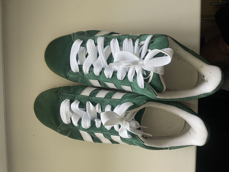 кроссовки adidas campus зеленые