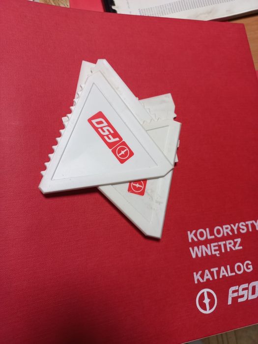 Nowa skrobaczka FSO rarytas folder polonez fiat 125 126