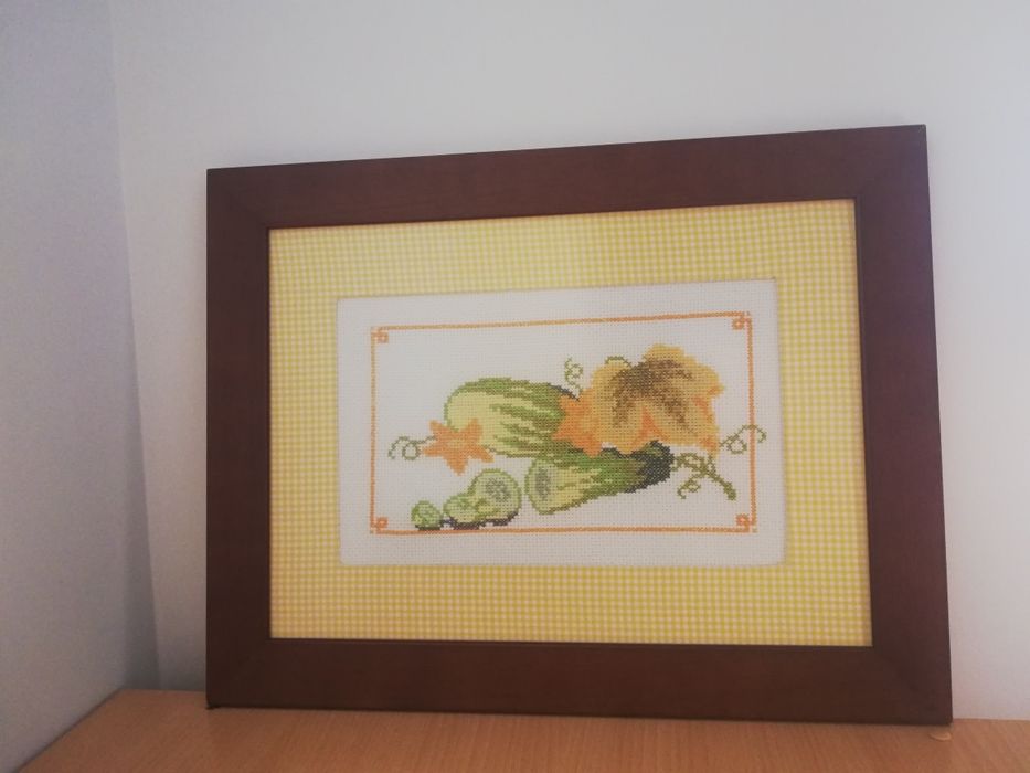 Quadro em ponto cruz para cozinha