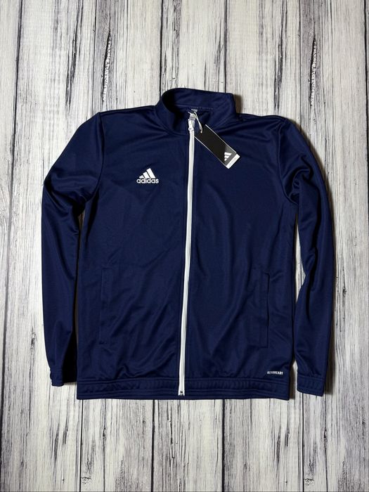 Adidas кофта оригинал олимпийка L размер синяя новая