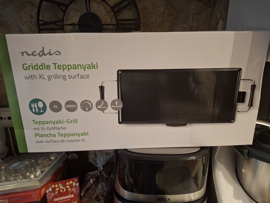 Grelhador Eléctrico XL 2000W (Novo)