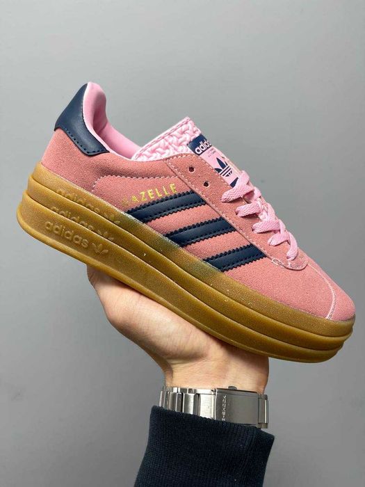 ЗНИЖКА! 40 (25.5 см) Adidas Gazelle Bold Pink рожеві адідас газелі