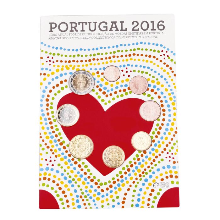 Carteiras Anuais Fdc Bnc Bebé Proof Portugal l