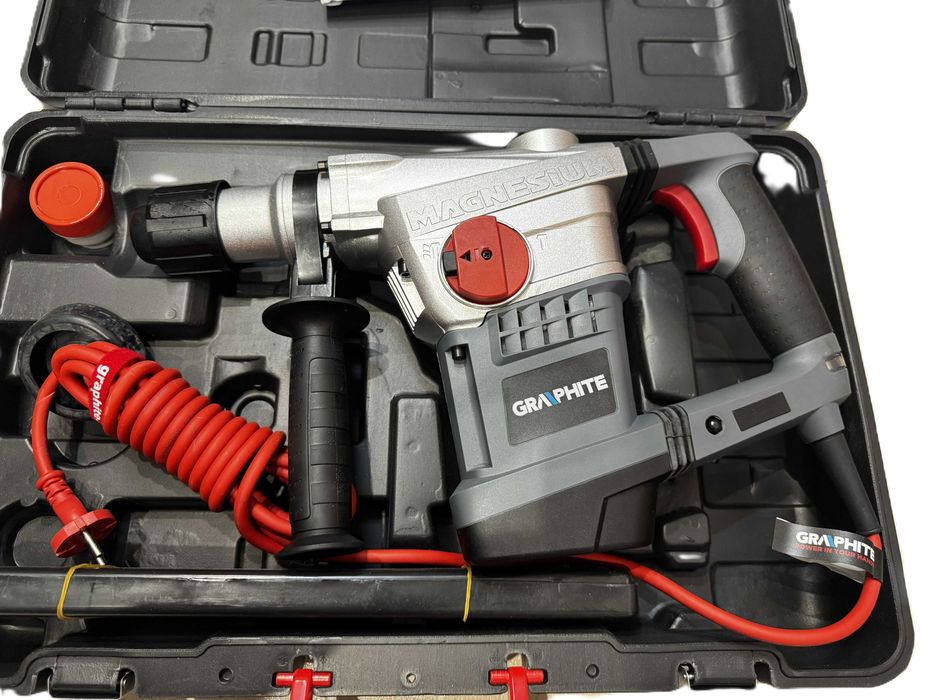 Młot udarowy Graphite SDS-Max 1250W – mocny do betonu