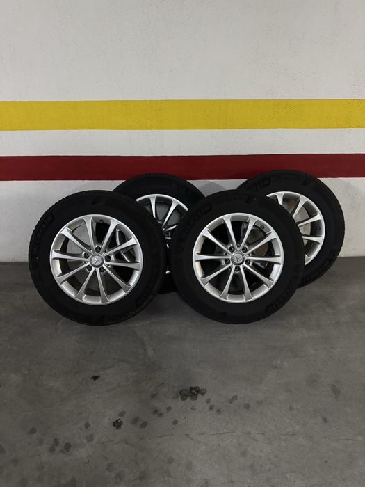 Jantes Mercedes 17” Novas com pneus Michelin