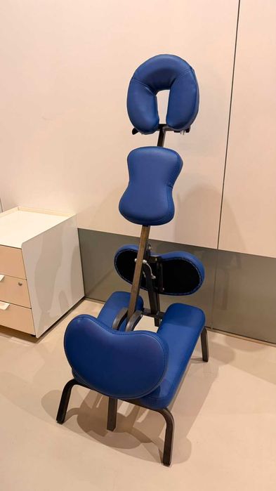 Cadeira de massagem profissional – praticamente nova, ideal para clínica de fisioterapia / spa / estúdio de recuperação física