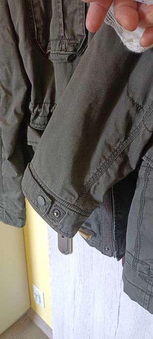 Kurtka w stylu militarnym, wiosenno-jesienna, XXL