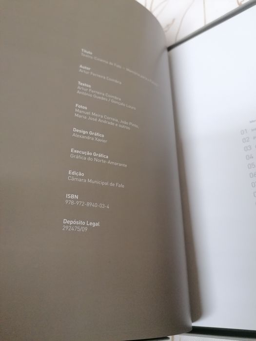 Livro do Teatro cinema de Fafe em caixa original e niunca usado