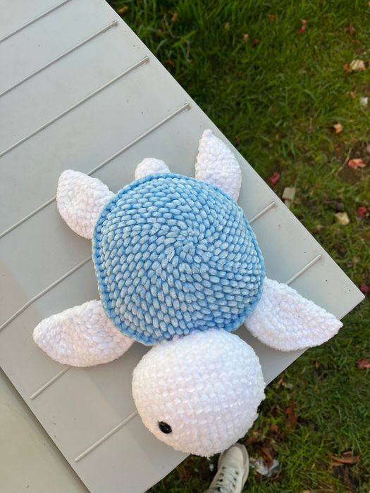 Tartaruga de peluche em crochet