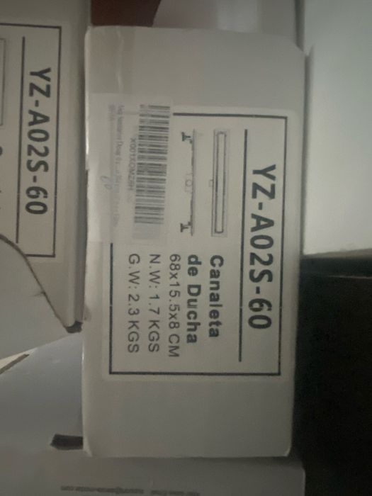 Dreno ralo Linear Inox para Casa de Banho duche - Novo!