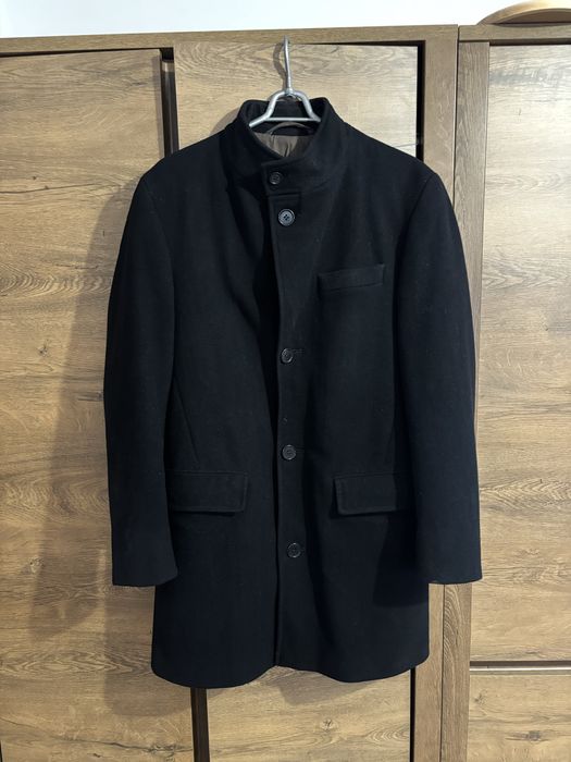 Płaszcz męski Theo Wormland | 97% Wełna Dziewicza | Rozmiar M (44)