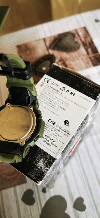 Relógio Gshock gbd 800 Bluetooth,verde camuflado tipo tropa!