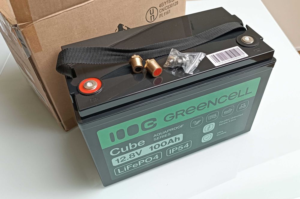 Green Cell Green Cell CUBE Akumulator LiFePO4 100Ah 12.8V 1280Wh kamper przyczepa