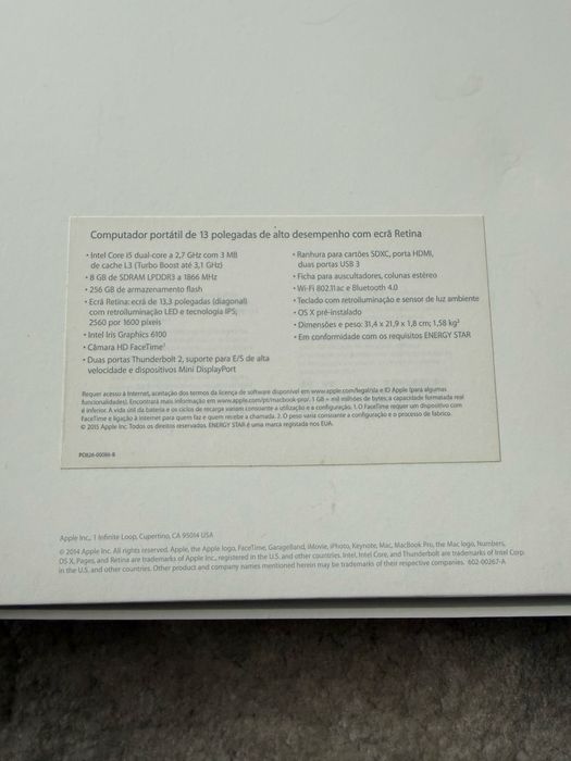 MacBook Pro 13” 256GB