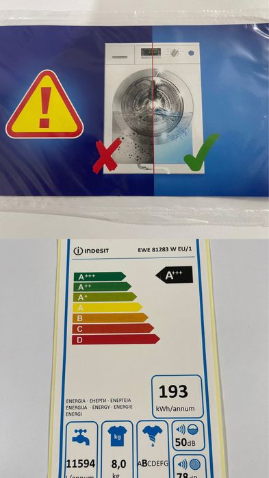 Máquina de lavar Indesit 8kg