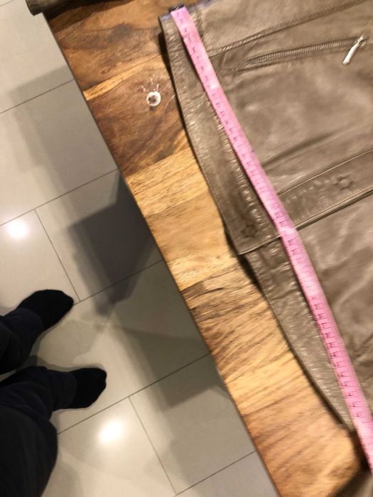 Kurtka skórzana . Żakiet skórzany . Donna D rozmiar 40