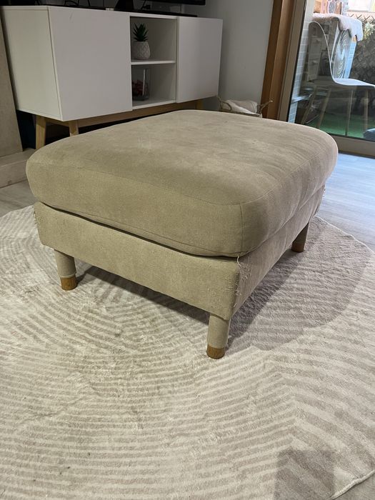 Vendo sofá 2 lugares com pufe