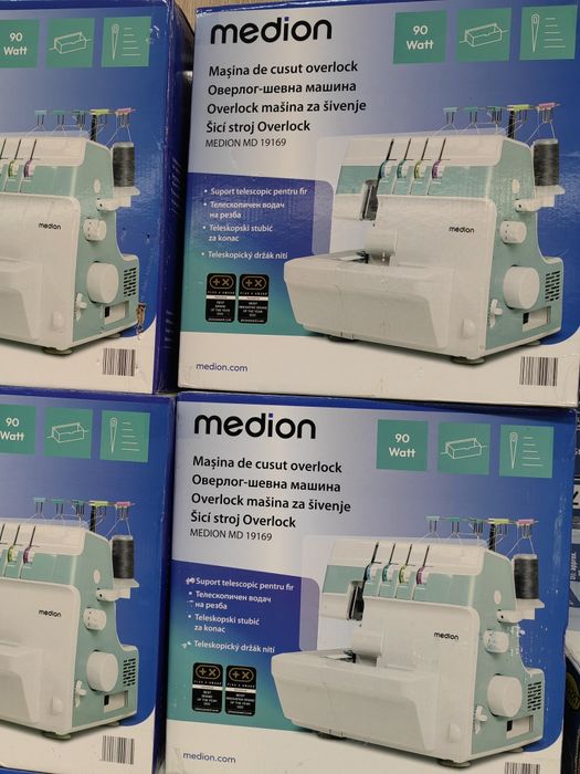 Оверлок MEDION MD 19169 /швейна машина Нові