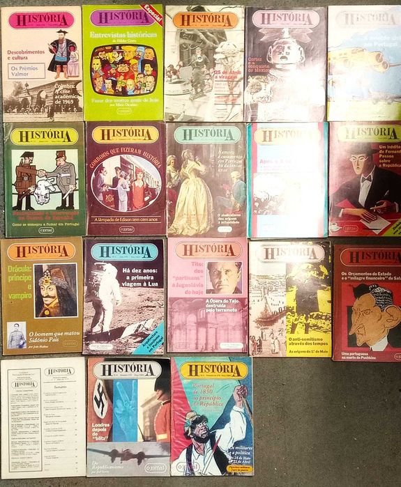 Lote de Revistas História