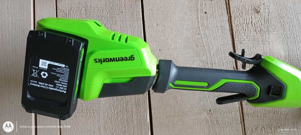 Sprzedam podkaszarkę G24X2LT Greenworks 48v,2x Aku,ładowarka