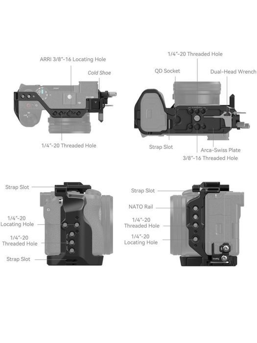 Клітка SmallRig Camera Cage Kit for Sony Alpha 6700