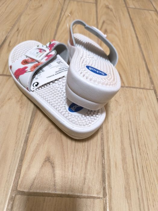 Nowe Klapki Medyczne Scholl New Massage r. 38 – Kwiaty (z metką)