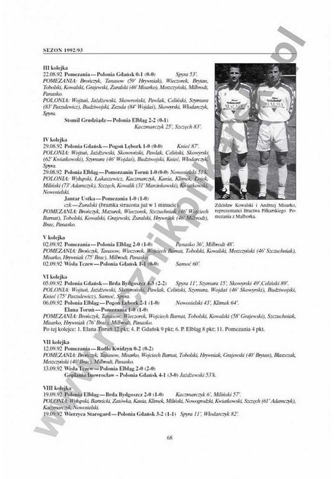 Piłkarskie dzieje Wybrzeża 1991-05 tom 3