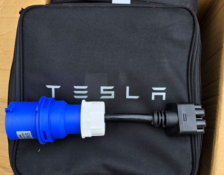 Tesla carregador doméstico c adaptador 32a c instalação