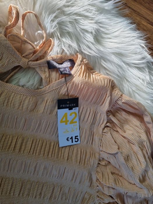 Bluzeczka damska Primark XL z pufiastymi rekawami