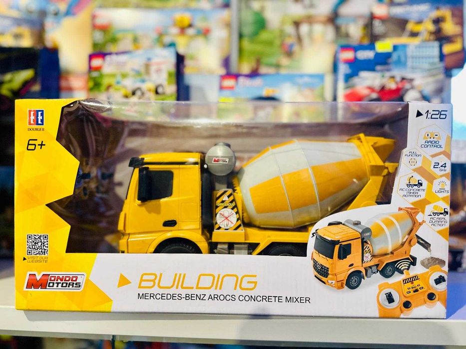 Pojazd Zdalnie Sterowany Auto BETONIARKA MERCEDES Na Pilota zabawka