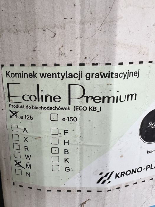 Kominek wentylacji grawitacyjnej