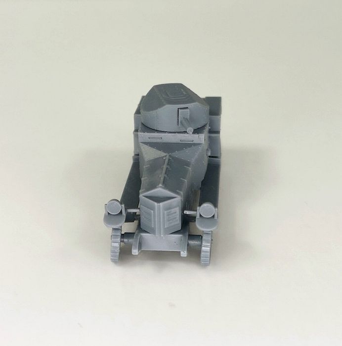 Bolt Action Rolls Royce Brytyjski wóz opancerzony druk 3D żywica UV.