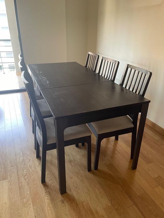 Mesa jantar com 6 cadeiras