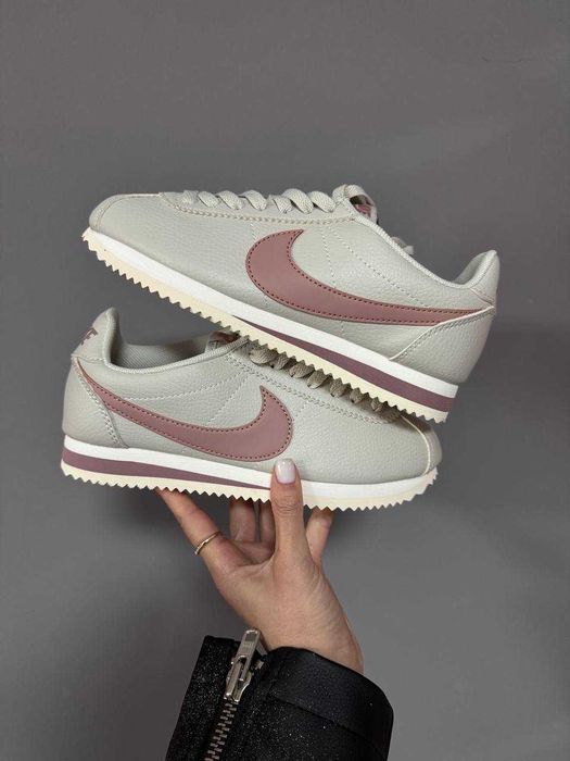 Кросівки Nike Cortez Shadow White Powder premium