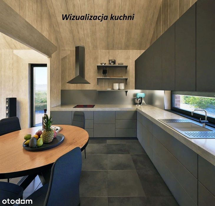 NOWY Dom  drewniany parterowy 93,5m² + Działka 966m² Siesławice