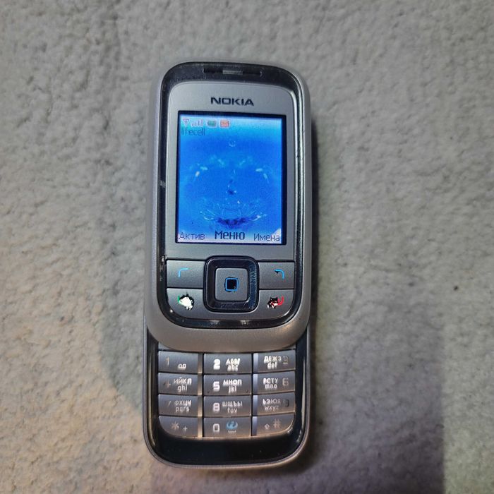 Телефон Nokia 6111,слайдер с заряд,sharp,акам хор