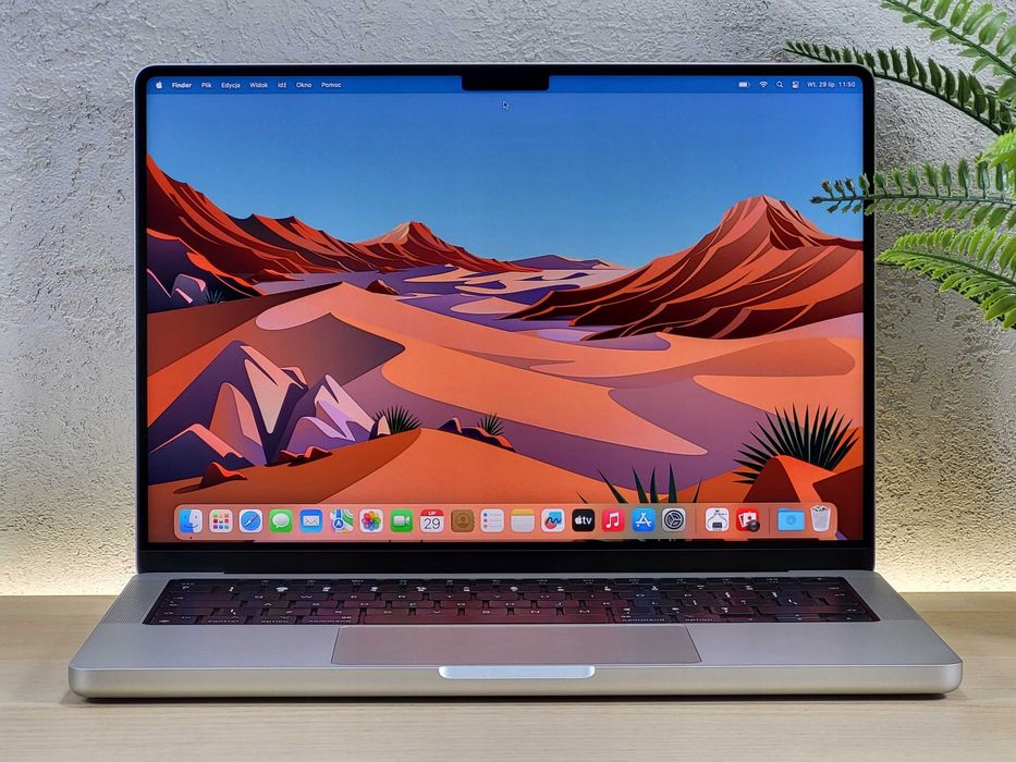 LAPTOP APPLE MacBook Pro M1/ 16/ SSD 500/ 14,2" Retina/ PL LIGHT/dowóz
