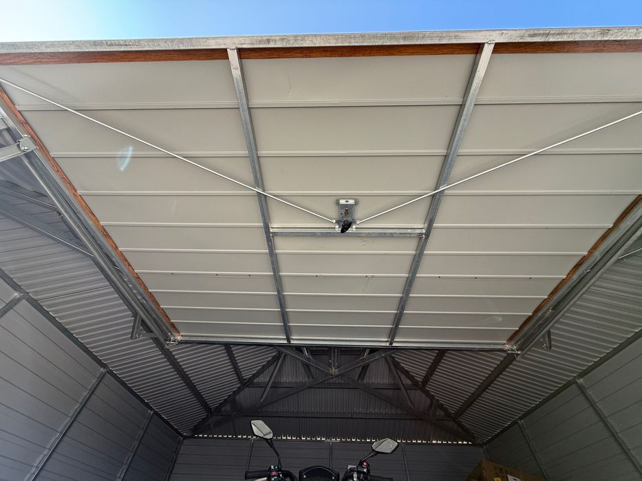 Garaż blaszany 5x5 m solidna konstrukcja