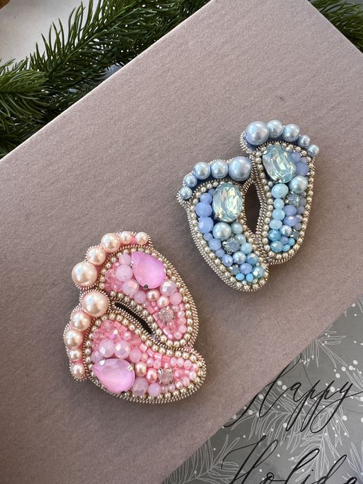 Брошка ручної роботи, патріотична брошка ручної роботи