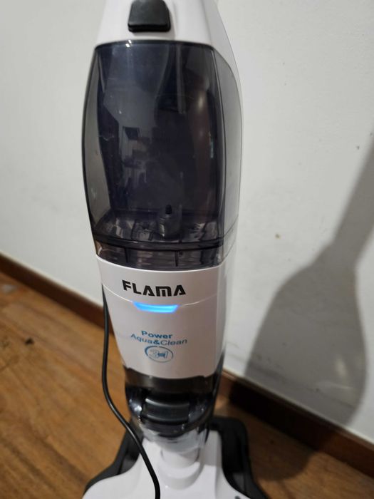 Aspirador Flama 3-em-1: Aspira Sólidos, Líquidos e Lava - Como Novo