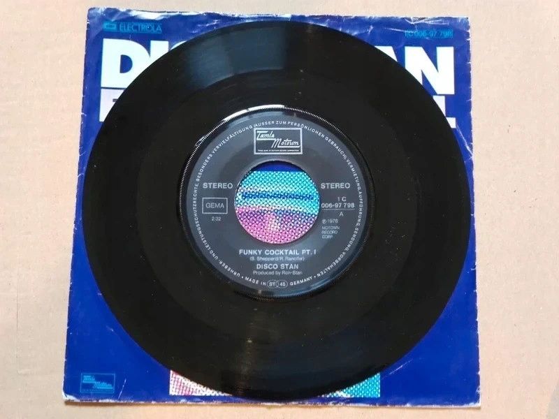 Disco Stan - Funky Cocktail. Disco Funk Soul. 7'' 45 Rpm Vg++