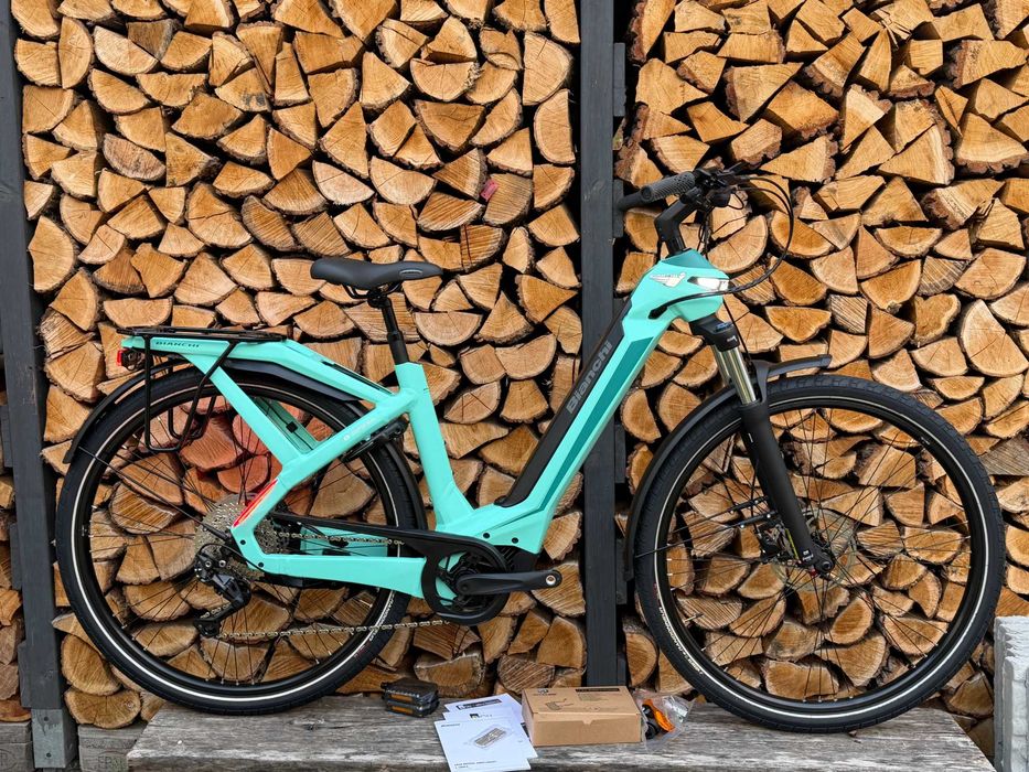 90Nm Bianchi E Omnia C roz. S/M 46cm Rower elektryczny Ebike damka