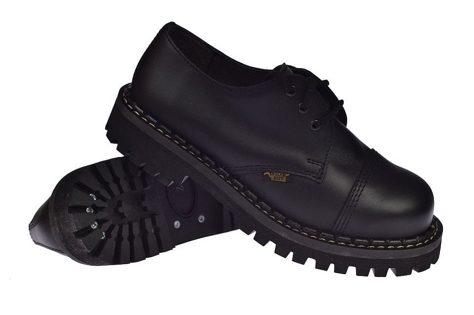 Glany męskie krótkie ze skóry oryginalne polskie półbuty 025 roz. 42