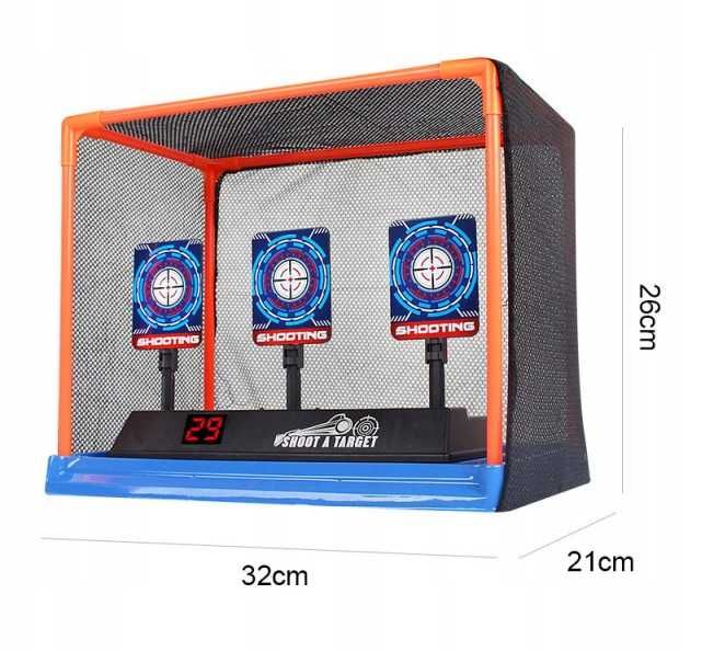 Tarcza strzelecka do Nerf z dźwiękiem i światłem