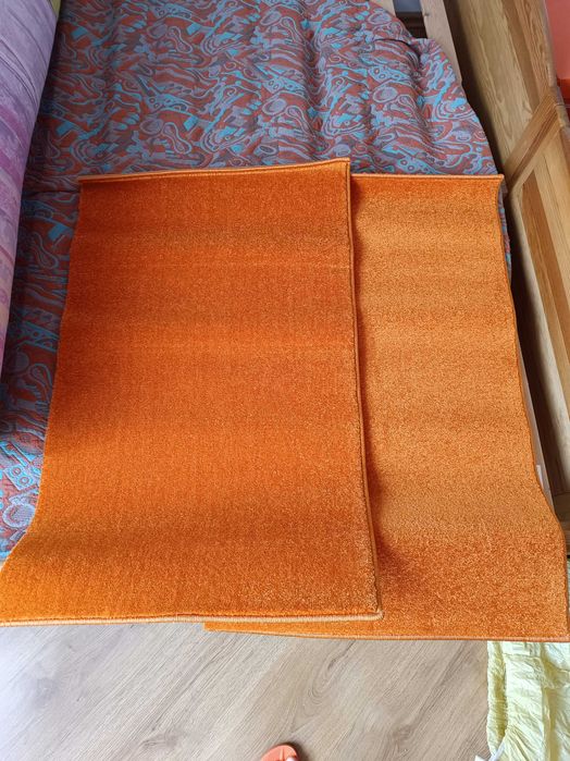 dywaniki 2 szt. nowe pomarańczowe chodniki 60х100 cm. do 29.04.26