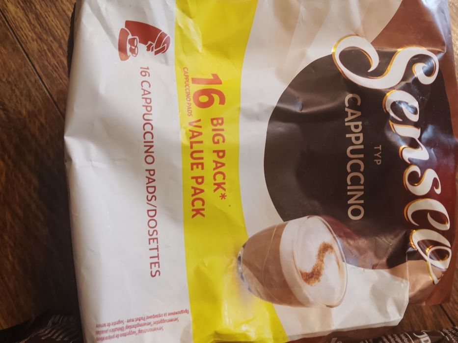3x kawa w saszetkach senseo cappuccino