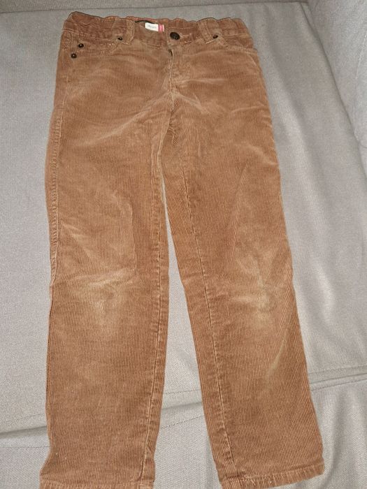 Spodnie sztruksowe - rozmiar 122 cm