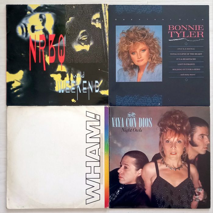 LPs Vaya Con Dios Bonnie Tyler Stevie Wonder  Enya  Wham  Matt Bianco