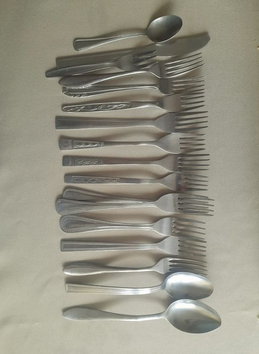 PRL pojedyncze sztućce